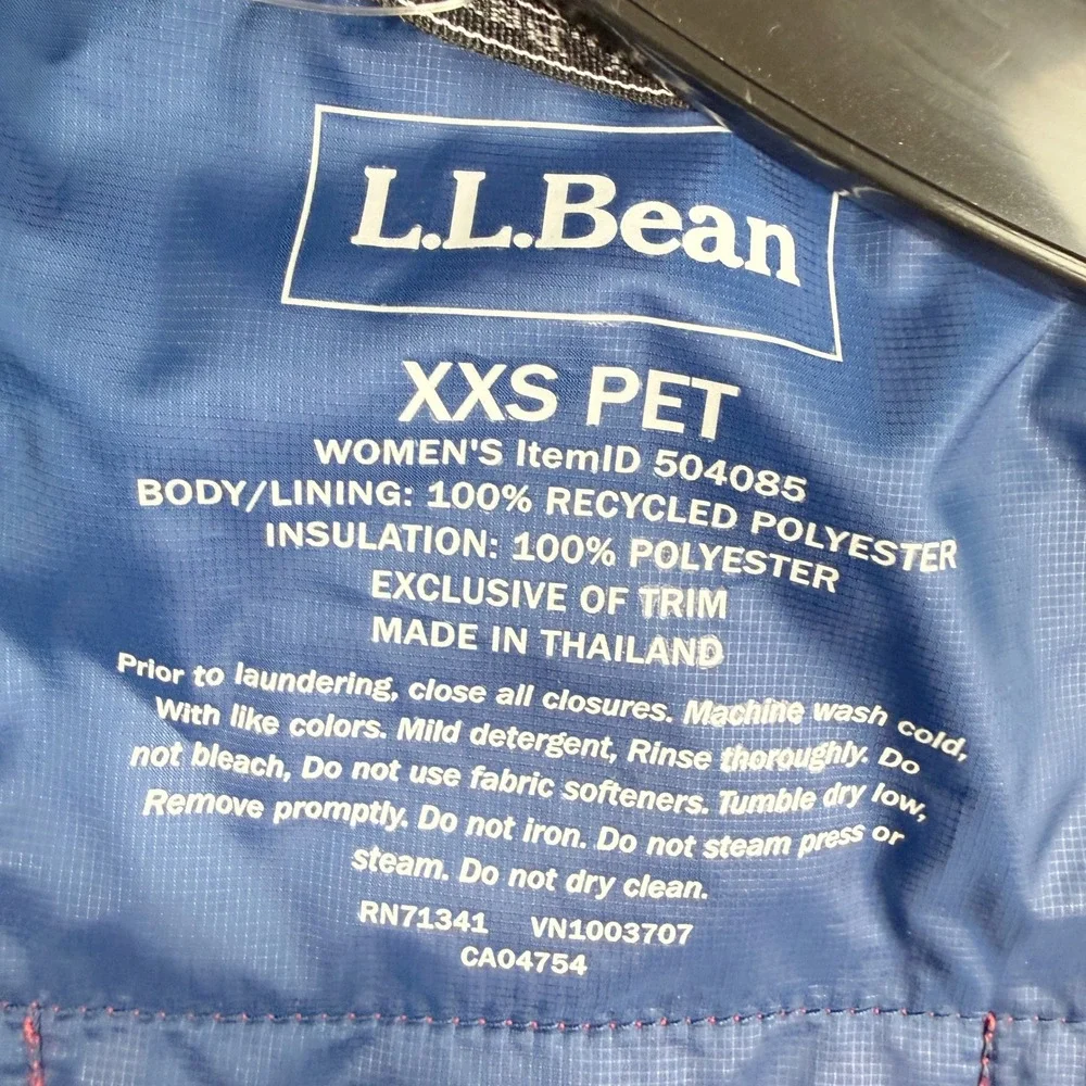 LL Bean Packaway Primaloft Hooded Jacket Size Petite XXS Womens Dark Rose NEW